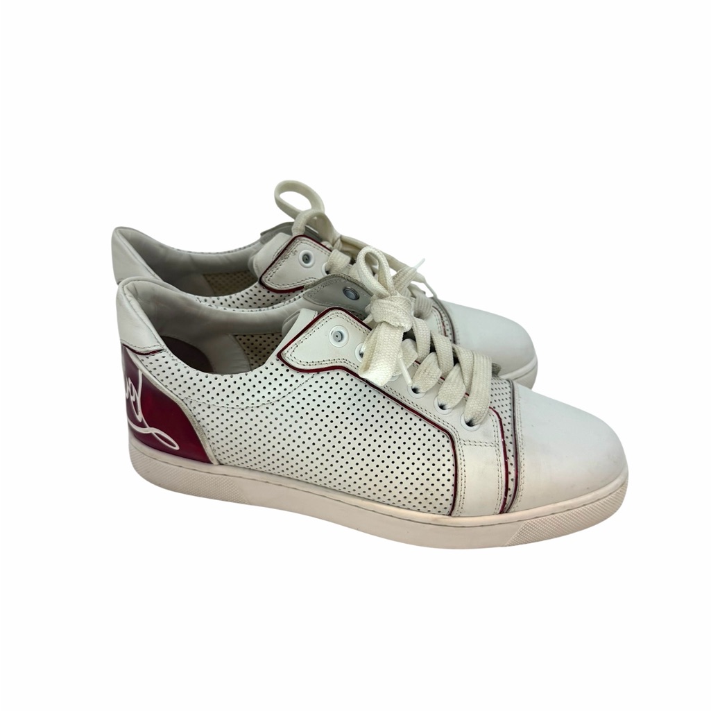 Stylish White And Red Women's Sneakers